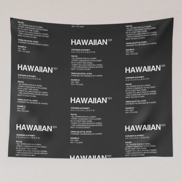 Item preview, Hawaiian Language 101 designed and sold by isstgeschichte.
