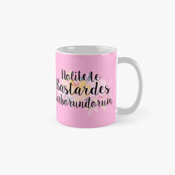 Item preview, Nolite te Bastardes Carborundorum Floral Handmaids Tale Calligraphy Lettering  designed and sold by GRAPHICxBOMB.