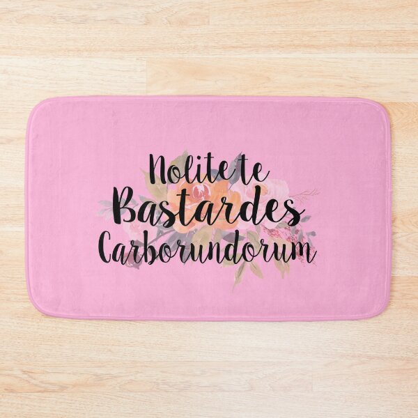 Item preview, Nolite te Bastardes Carborundorum Floral Handmaids Tale Calligraphy Lettering  designed and sold by GRAPHICxBOMB.
