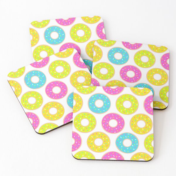 Item preview, Donuts seamless pattern. Sweet food repeat background. Vector illustration. designed and sold by illucesco.