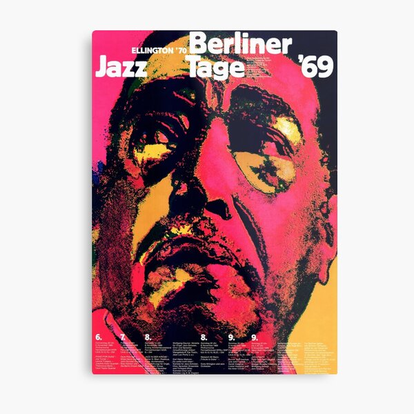 Berlin Jazz Festival 1969 Metal Print