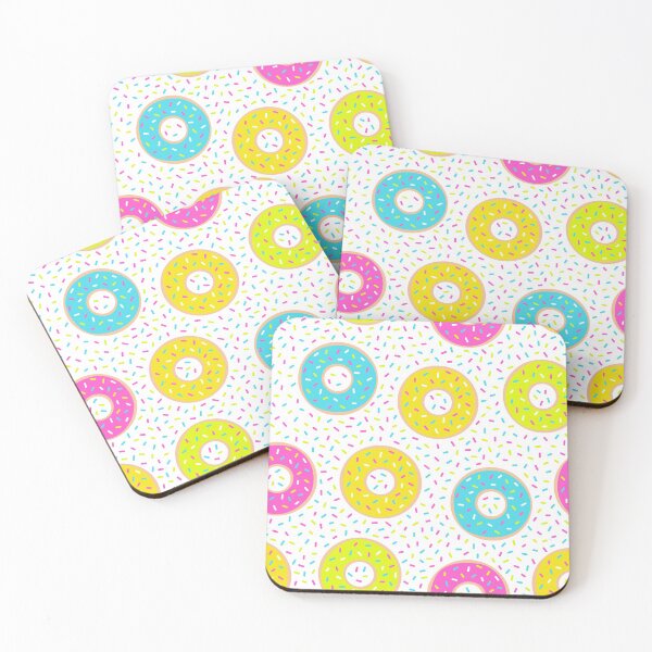 Item preview, Donuts seamless pattern. Sweet food repeat background. Vector illustration. designed and sold by illucesco.