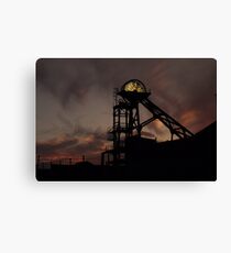 Woodhorn colliery Canvas Print