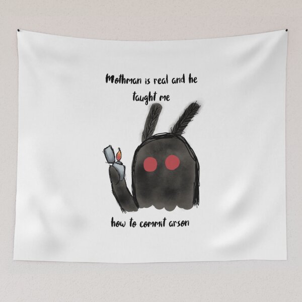 Item preview, Mothman Arson designed and sold by SwamplandVamp.