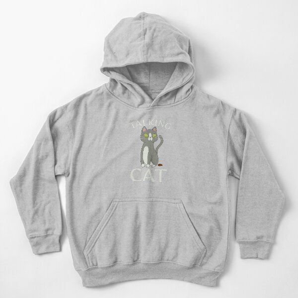 Talking Cat Kids Pullover Hoodie