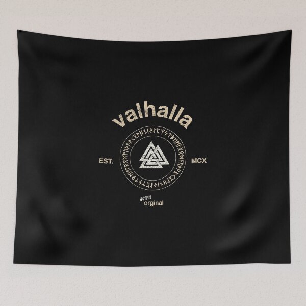 Item preview, Vintage Viking Valhalla Wotan Norse Mythology Germanic Pagan design designed and sold by A-Fashion.