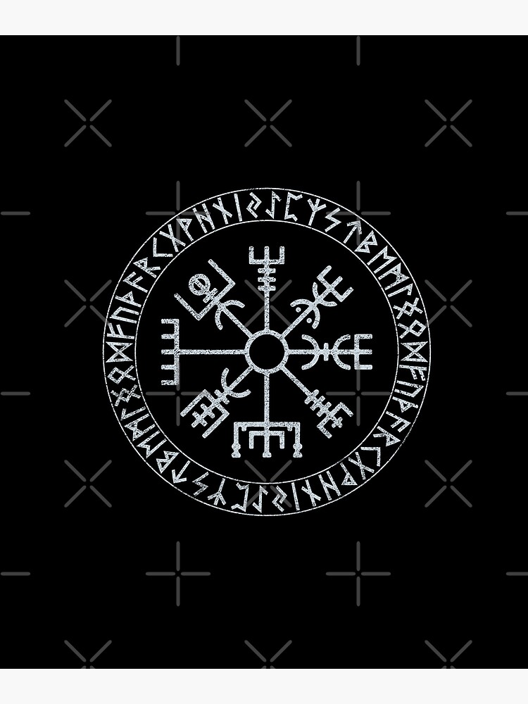 Vintage Viking Compass - Wotan Norse Mythology T-Shirt