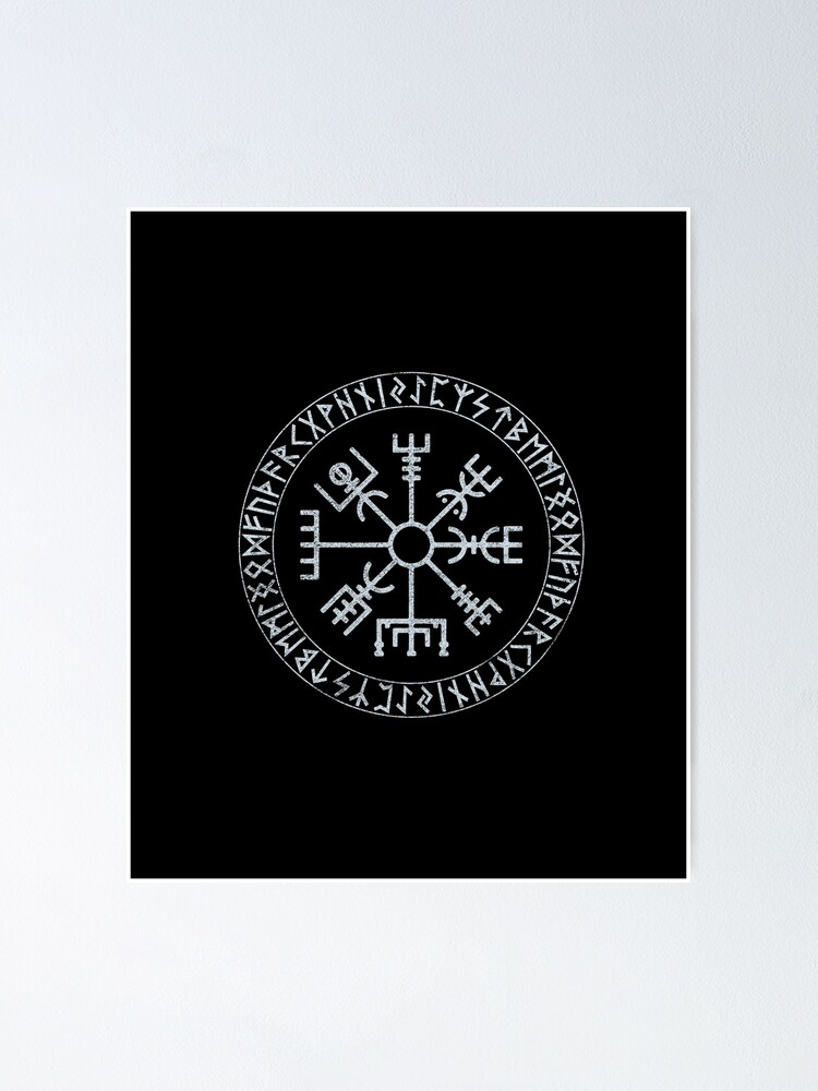 Vintage Viking Compass - Wotan Norse Mythology T-Shirt