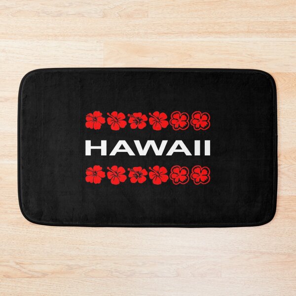 Item preview, Hawaii Red Flower Bands Dark Color designed and sold by TinyStarAmerica.
