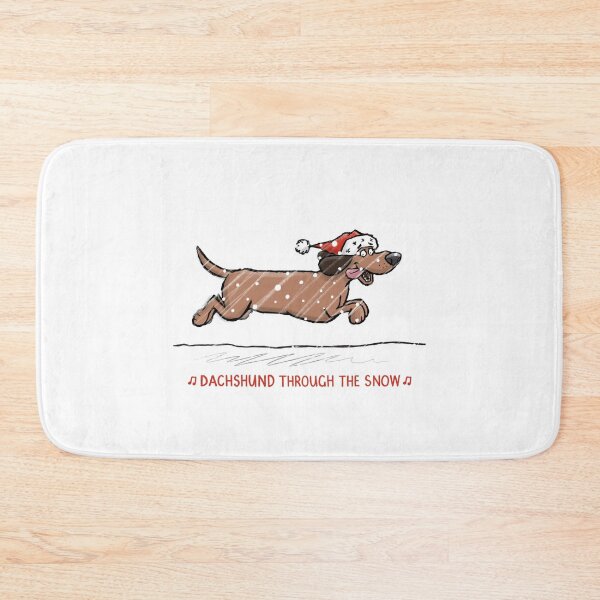 Item preview, Dachshund Through the Snow designed and sold by carlbatterbee.