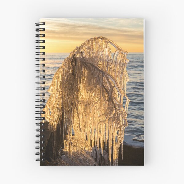 Item preview, Natural Ice Sculpture - Frozen Tree Statue on the Lakeshore designed and sold by Georgia Mizuleva.