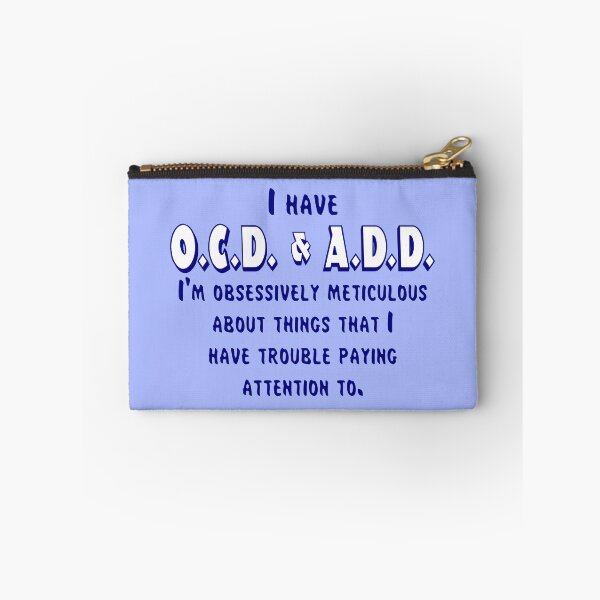 Item preview, OCD & ADD - Blue/White designed and sold by BlueEyedDevil.