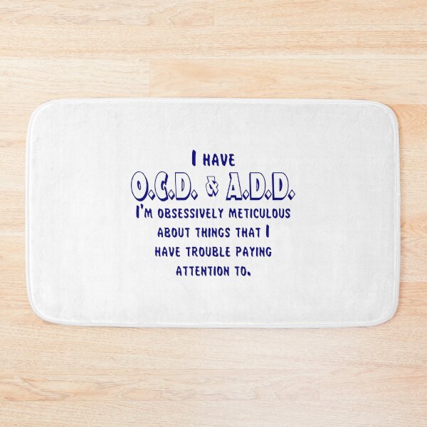 Item preview, OCD & ADD - Blue/White designed and sold by BlueEyedDevil.