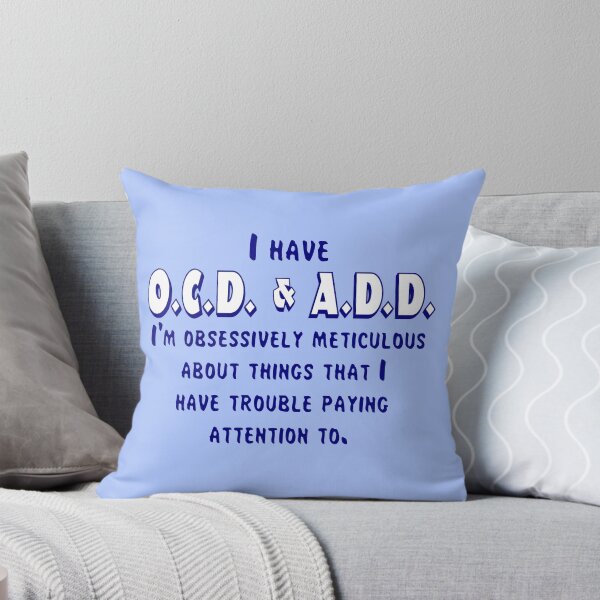 Item preview, OCD & ADD - Blue/White designed and sold by BlueEyedDevil.