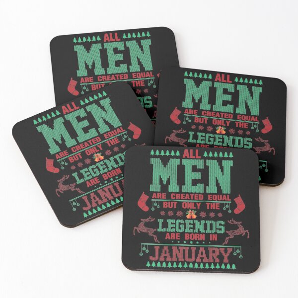 Item preview, Legends Are Born In January Ugly Christmas Pattern designed and sold by Cheap Women's Shirts.
