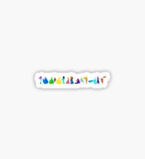 14 Princesses Inspired Silhouette Sticker