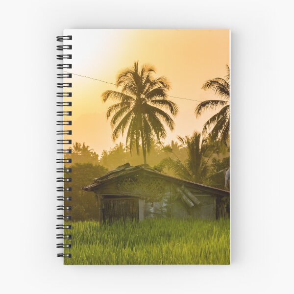 Item preview, View of a hut in the rice fields of Ubud in Indonesia designed and sold by MichielTon.