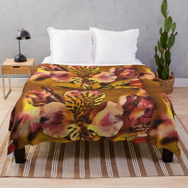 Item preview, Peruvian Lilly , Vincent van Gogh Stye Painting designed and sold by chris-ellis-art.