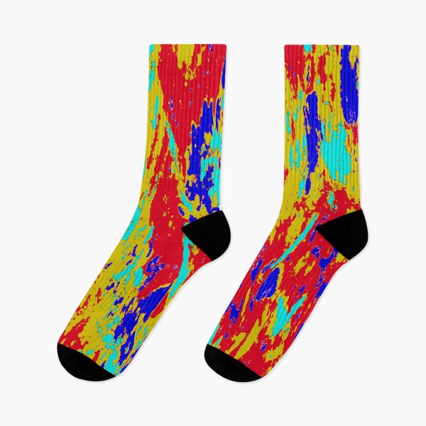 Item preview, Impresión de texto abstracto vibrante multicolor designed and sold by DFLC Prints.