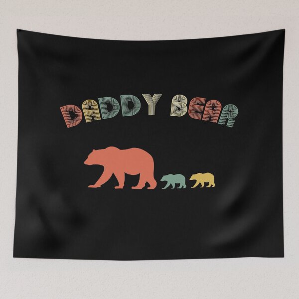 Item preview, Vintage Retro Daddy Papa Bear Father's Day designed and sold by TastefulTees.