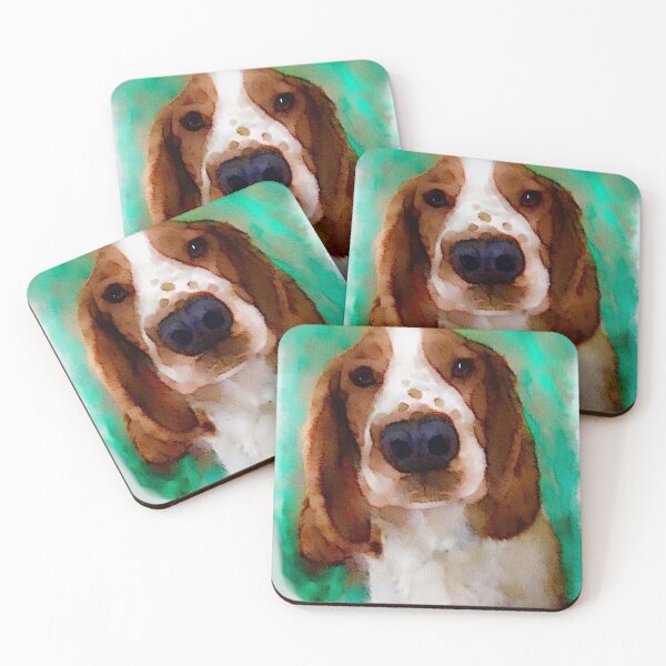 Item preview, Welsh Springer Spaniel Puppy Art designed and sold by Karen Harding Art and Illustration .
