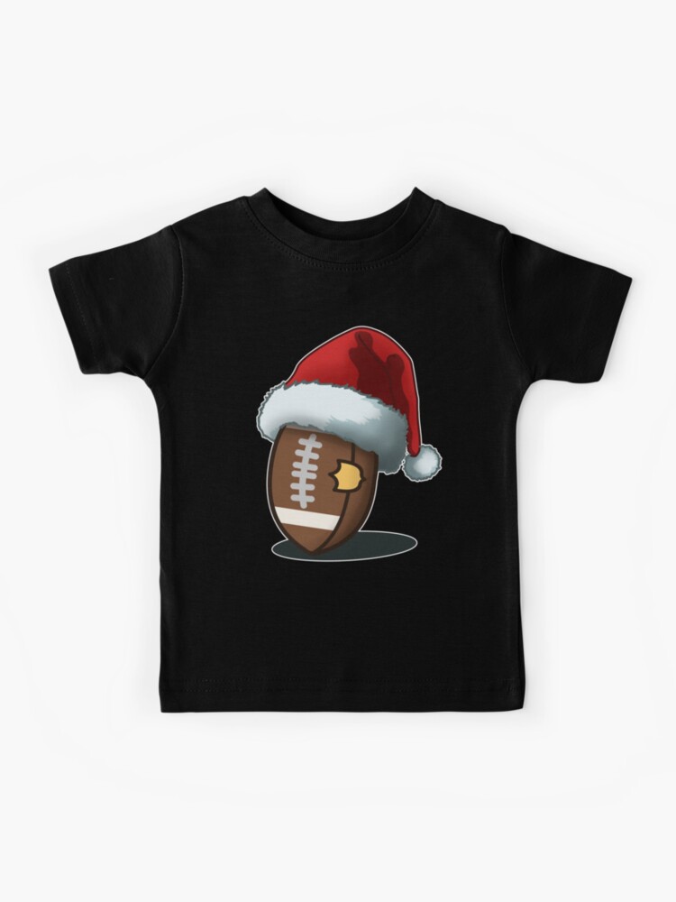 American Football Vintage Merry Christmas Football With Santa Hat Shirt -  Limotees