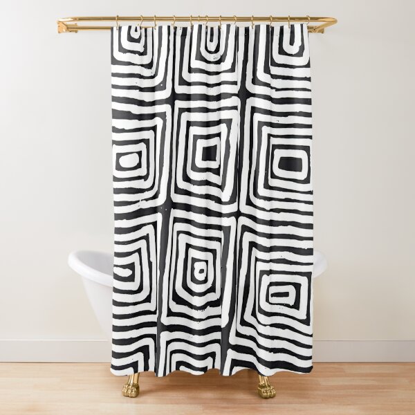 Optical illusion Shower Curtain