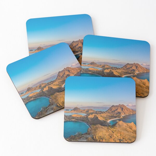 Item preview, View of the three different beaches of Padar Island in Indonesia designed and sold by MichielTon.