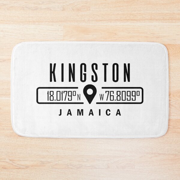 Item preview, Kingston Jamaica GPS Location Coordinates designed and sold by IdentiTee Studios.