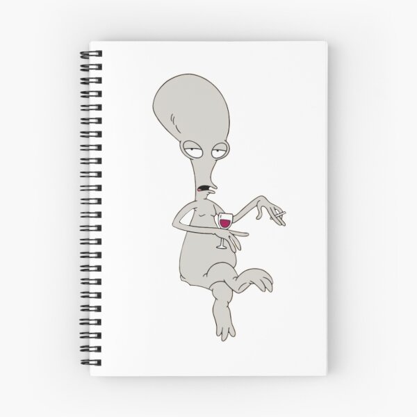 Item preview, Roger the alien American Dad wine and cig Aesthetic Stickers designed and sold by emeraldssun.