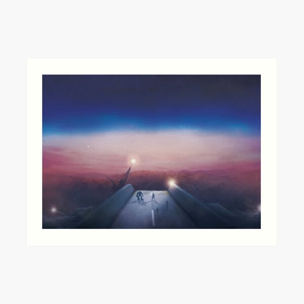 Leaving Midgar (27 left!) Art Print