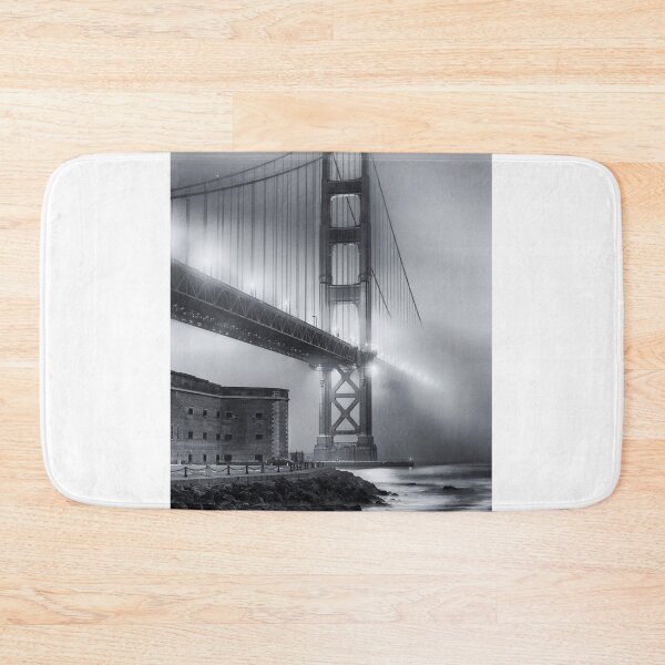Item preview, Golden Gate in Fog B+W designed and sold by Gerard Fornarotto.