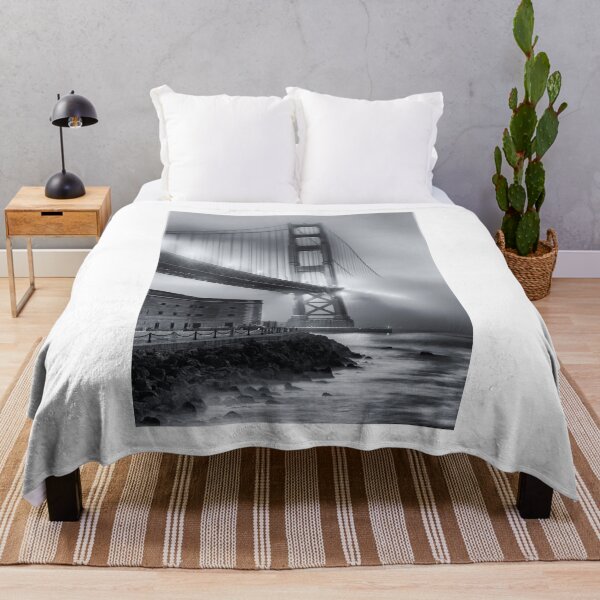 Item preview, Golden Gate in Fog B+W designed and sold by Gerard Fornarotto.