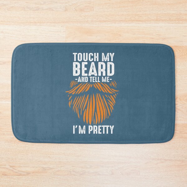 Item preview, Funny Ginger Touch my beard and tell me I'm pretty cool gift for bearded men red facial hair  designed and sold by alenaz.