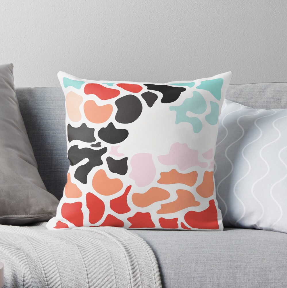 Wave Drop Throw Pillow