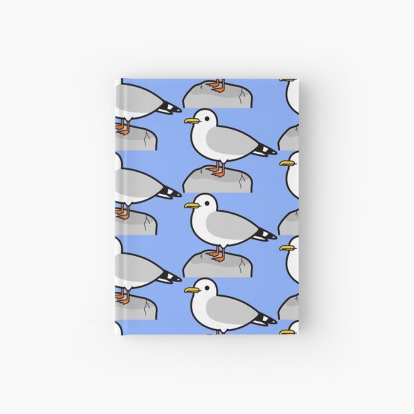 Cute seagull Hardcover Journal