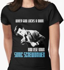 Get out ur Screwdriver Women's Fitted T-Shirt