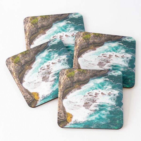 Item preview, Waves breaking down on the coast of Nusa Penida - Indonesia designed and sold by MichielTon.