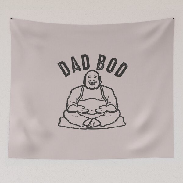 Item preview, Dad Bod Figure Funny Sitting Buddha Humorous Gift for Father  designed and sold by alenaz.