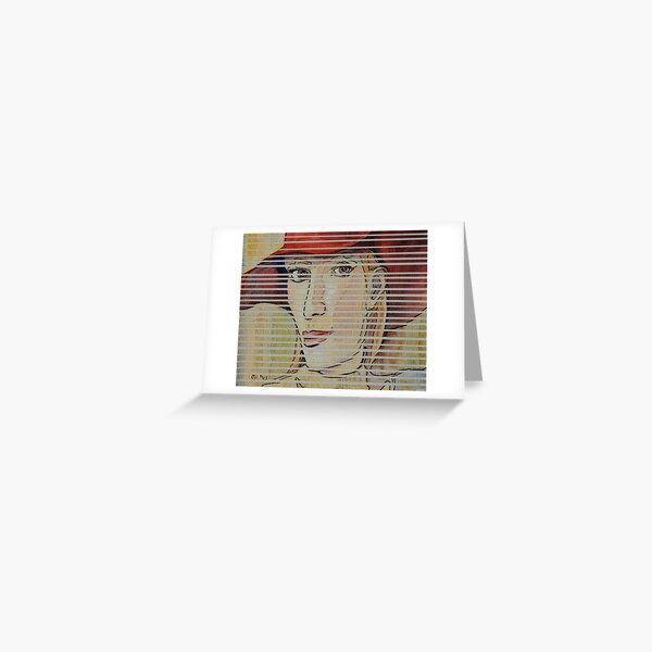 Above the cut Greeting Card