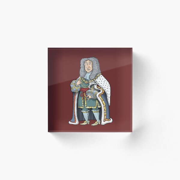 King James II Acrylic Block