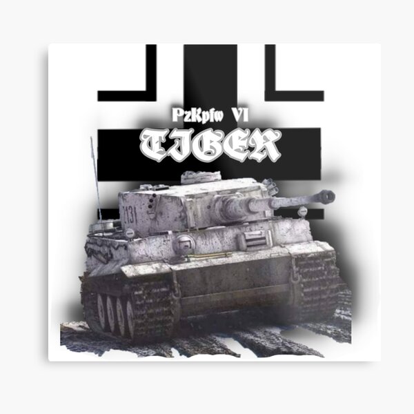 PzKpfw VI "White Tiger" Metal Print