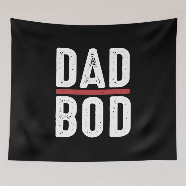 Item preview, Dad Bod Funny Workout Gym Quote about Parent Figure Cool gift for Fathers Day or Birthday  designed and sold by alenaz.