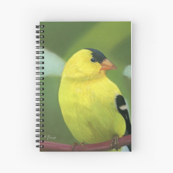 Good Morning Sunshine American Goldfinch Spiral Notebook