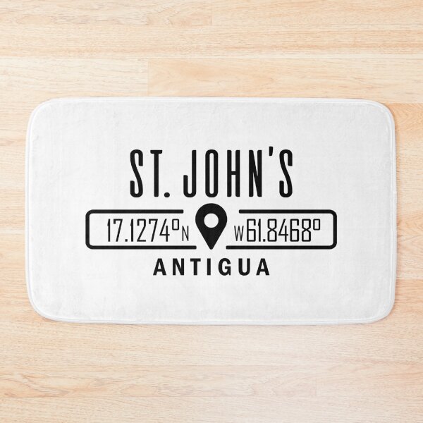 Item preview, St Johns Antigua GPS Location Coordinates designed and sold by IdentiTee Studios.
