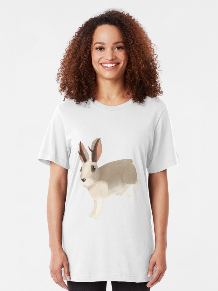 T-shirt ajusté ''Jackalope' : autre vue