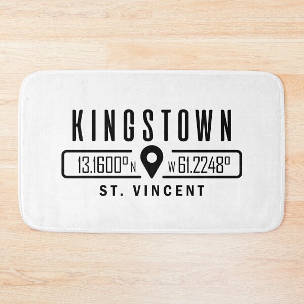 Item preview, Kingstown St Vincent and  the Grenadines GPS Location Coordinates designed and sold by IdentiTee Studios.
