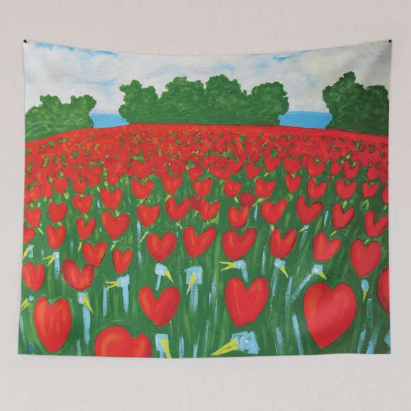 Item preview, Red Fields 2 designed and sold by David Hutchison.