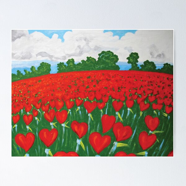 Item preview, Red Fields 1 designed and sold by David Hutchison.