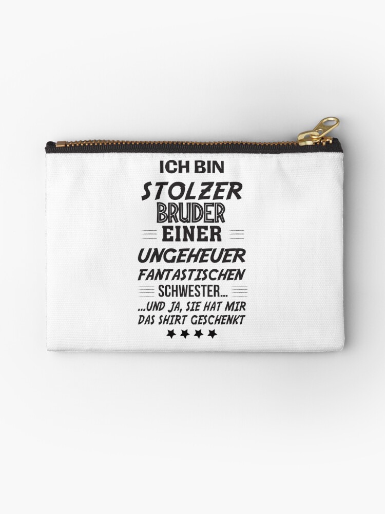 Lustiges Geschenk Fur Bruder Und Schwester Lustige Spruche Mogen Geschenkidee Fur Geschwister Taschchen Von Baugaadesign Redbubble